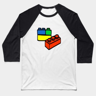 Cartoon Lego Baseball T-Shirt